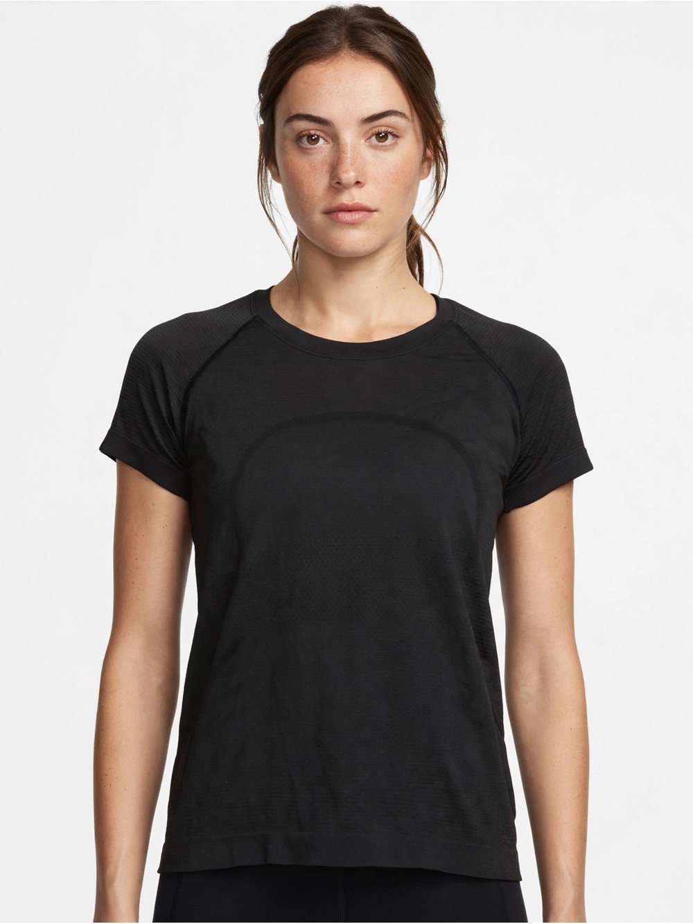 lululemon athletica Black Short Sleeve Performance Tee